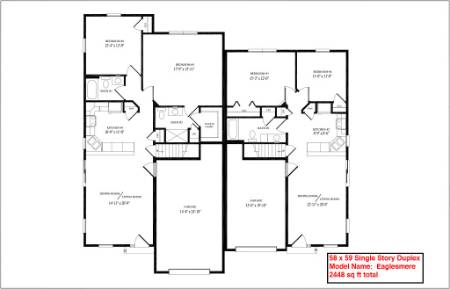 Eagles Mere Townhouse Floor Plan Second Floor